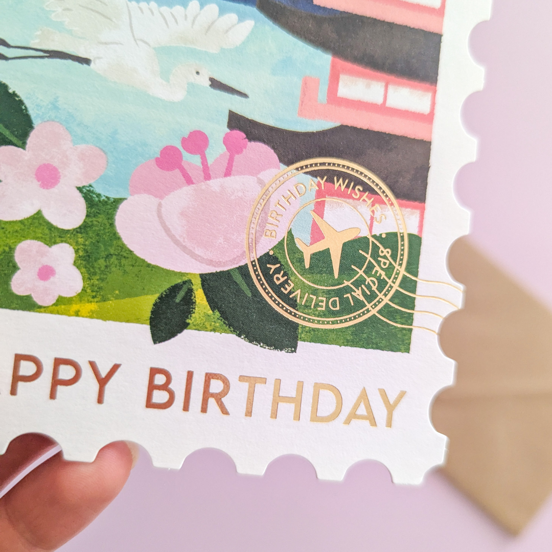 Carte Anniversaire Japon