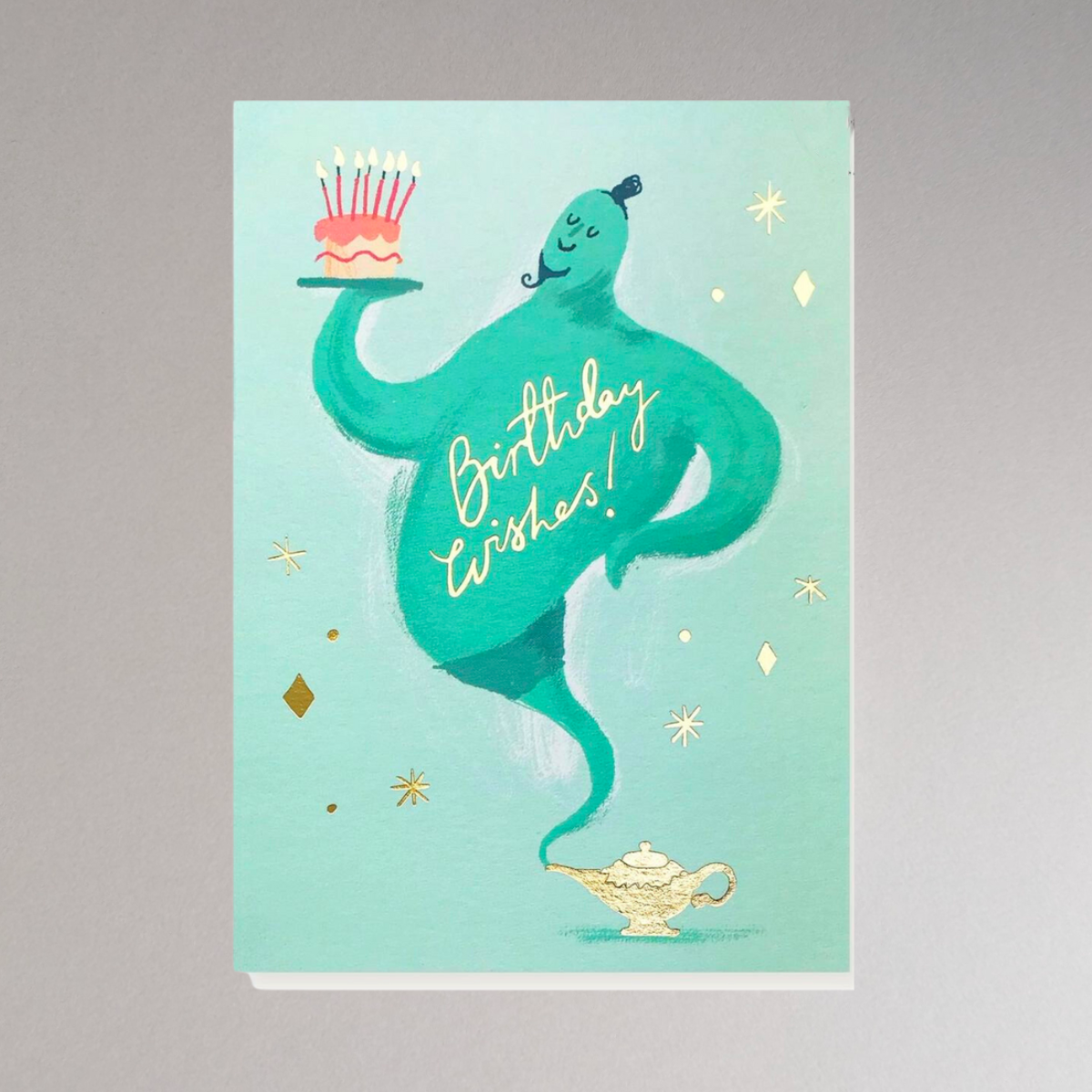 Carte Le Génie Des Vœux D’Anniversaire