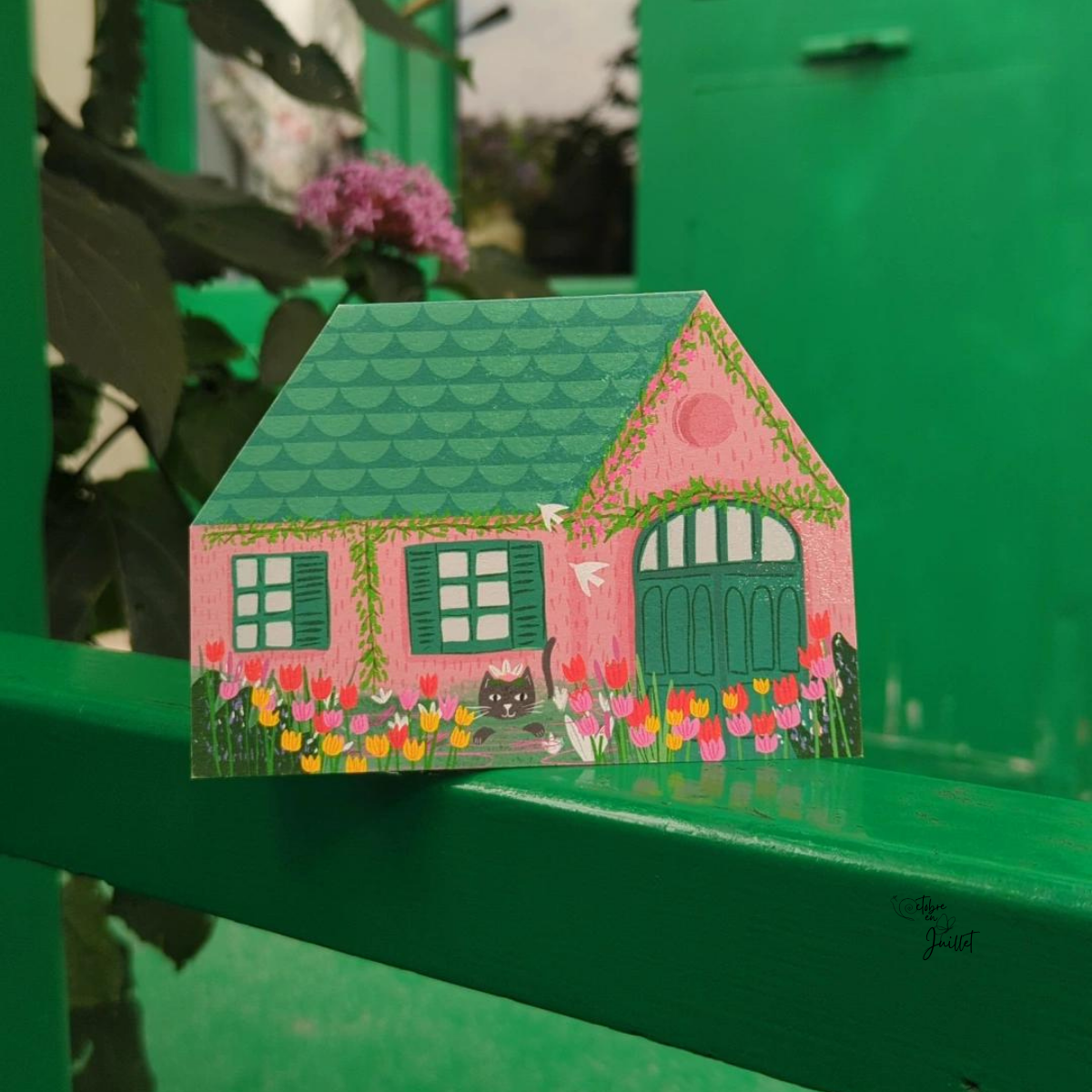 Carte de Maison Découpée Clawed Monet- Niaski