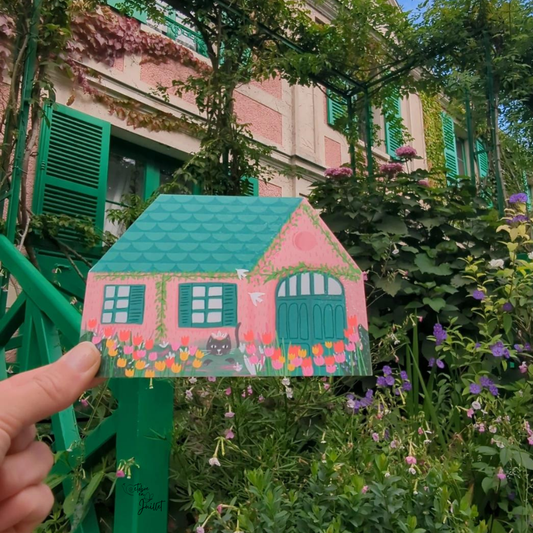 Carte de Maison Découpée Clawed Monet- Niaski