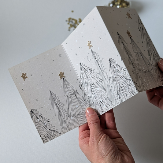 Carte de Noël en Accordéon