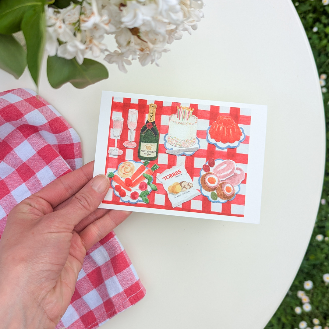 Carte Pique-Nique Festif – Mimi Dickson