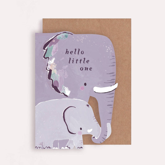 Carte Bébé Éléphant Sister Paper Co