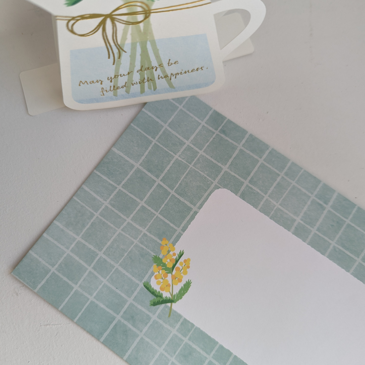 Carte Bouquet de Mimosa Pop-Up