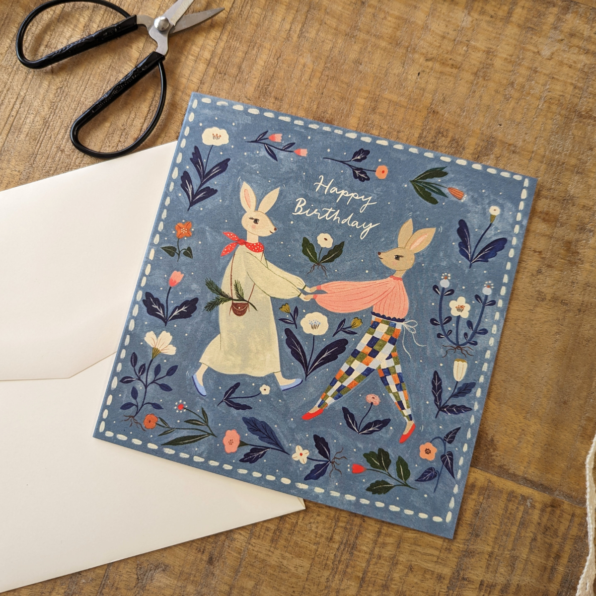 Carte d'anniversaire Dancing Friends Flora Waycott