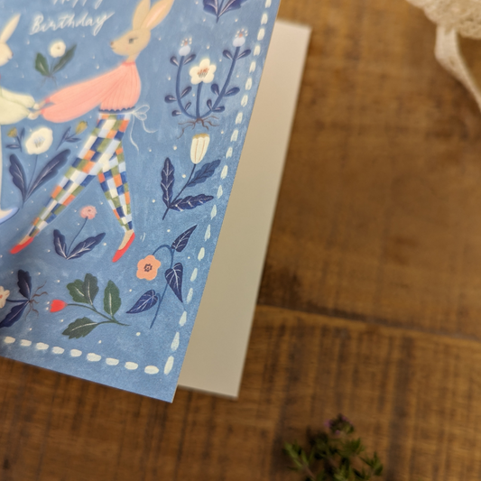 Carte d'anniversaire Dancing Friends Flora Waycott