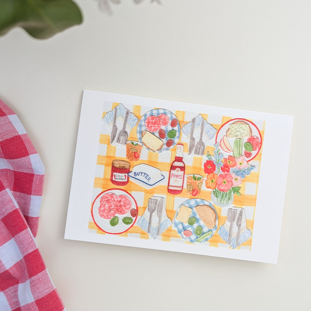 Carte Pique-Nique Champêtre – Mimi Dickson