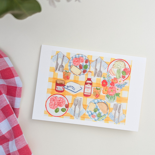 Carte Pique-Nique Champêtre – Mimi Dickson