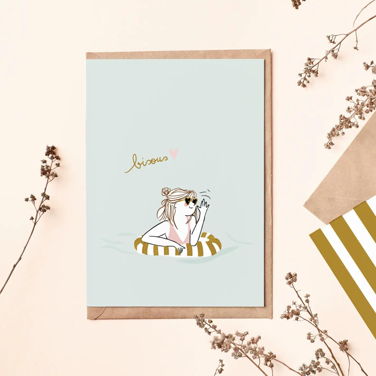 Carte My Lovely Thing Bisous