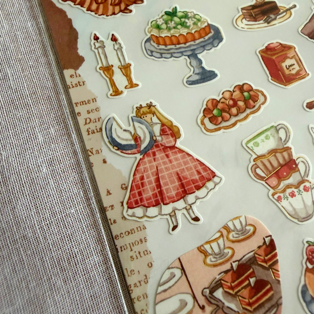 Planche de Stickers Tea Time Mind Wave