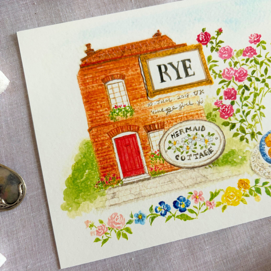 Carte Rye Vintage Girl