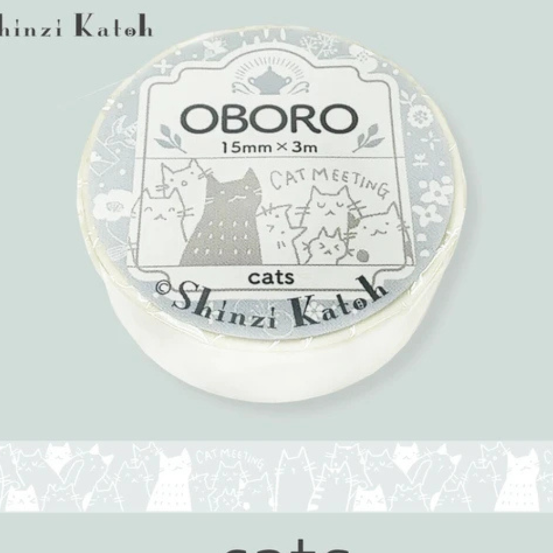 Masking Tape Shinzi Katoh Cat Meeting