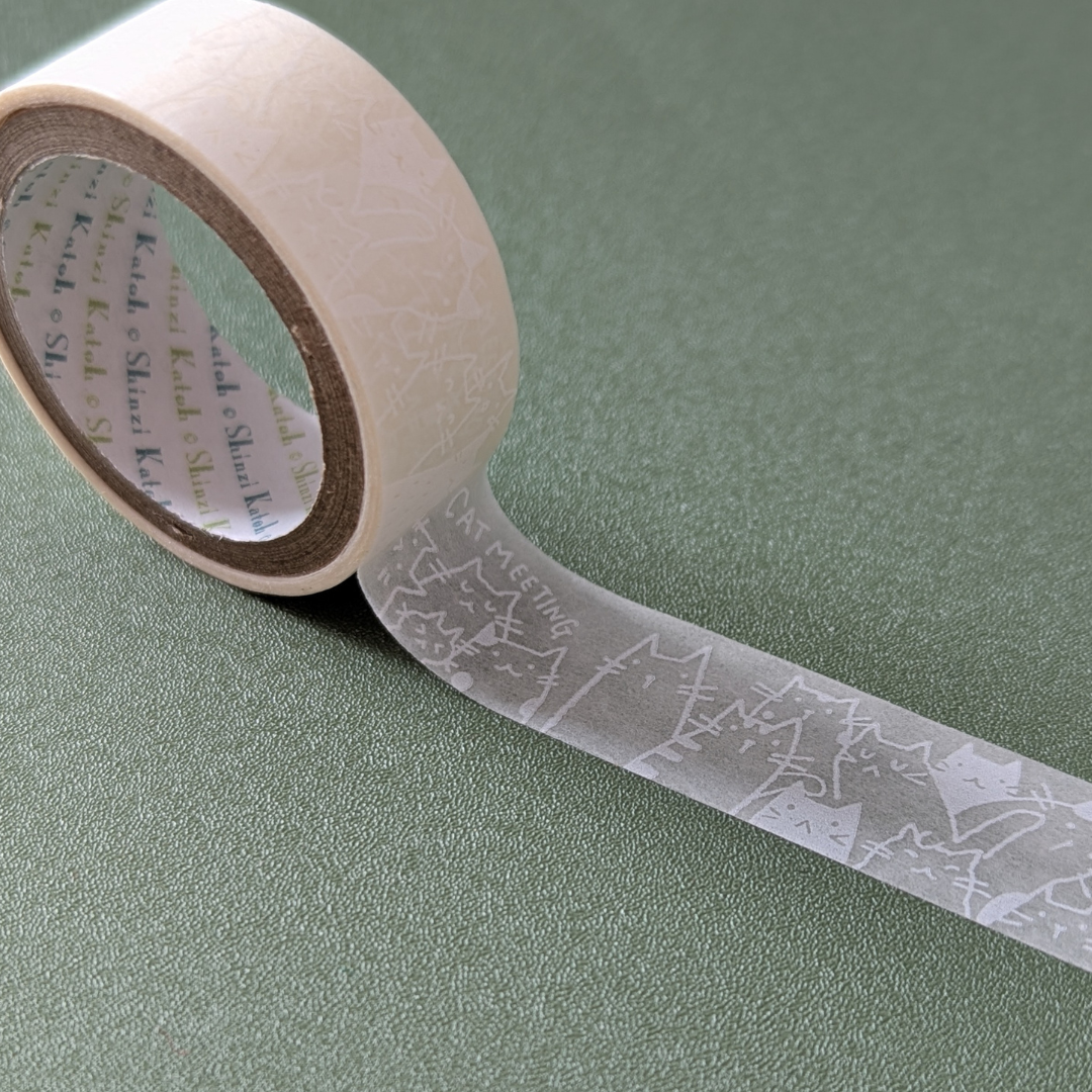 Masking Tape Shinzi Katoh Cat Meeting
