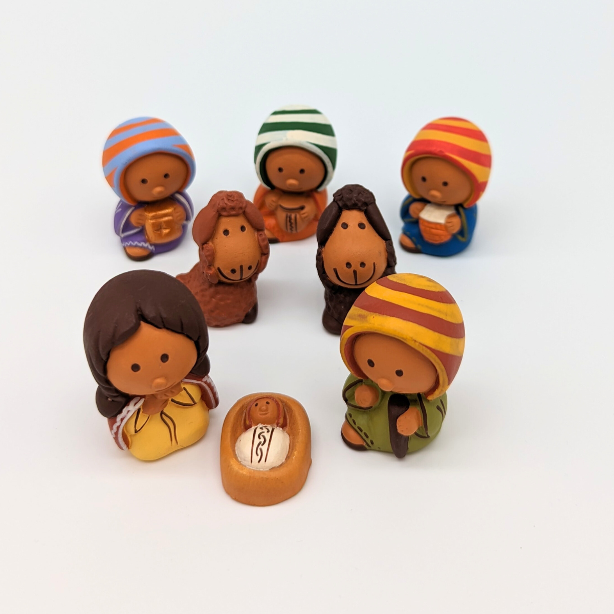 Crèche de Noël en Terre Cuite
