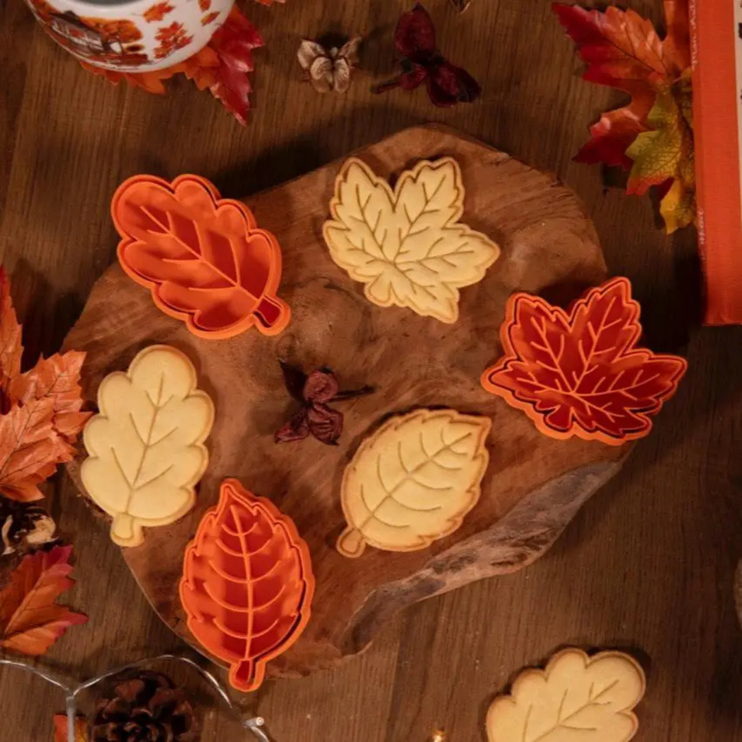Emporte-pièces Feuilles Automne x3 - Uniberry 3D