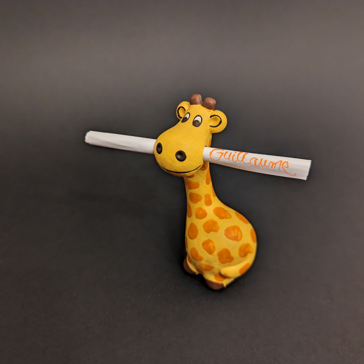 Figurine en Terre Cuite Girafe