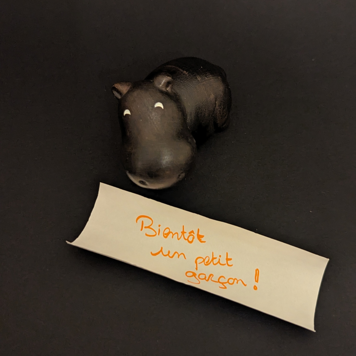 Figurine en Terre Cuite Hippopotame