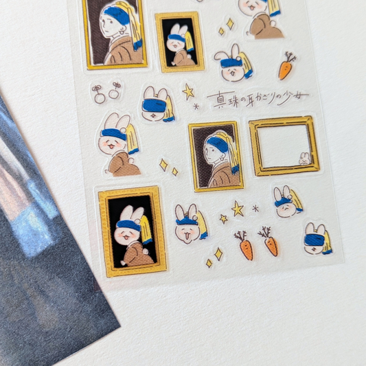 Furukawa Shiko Stickers La Jeune Fille à la Perle