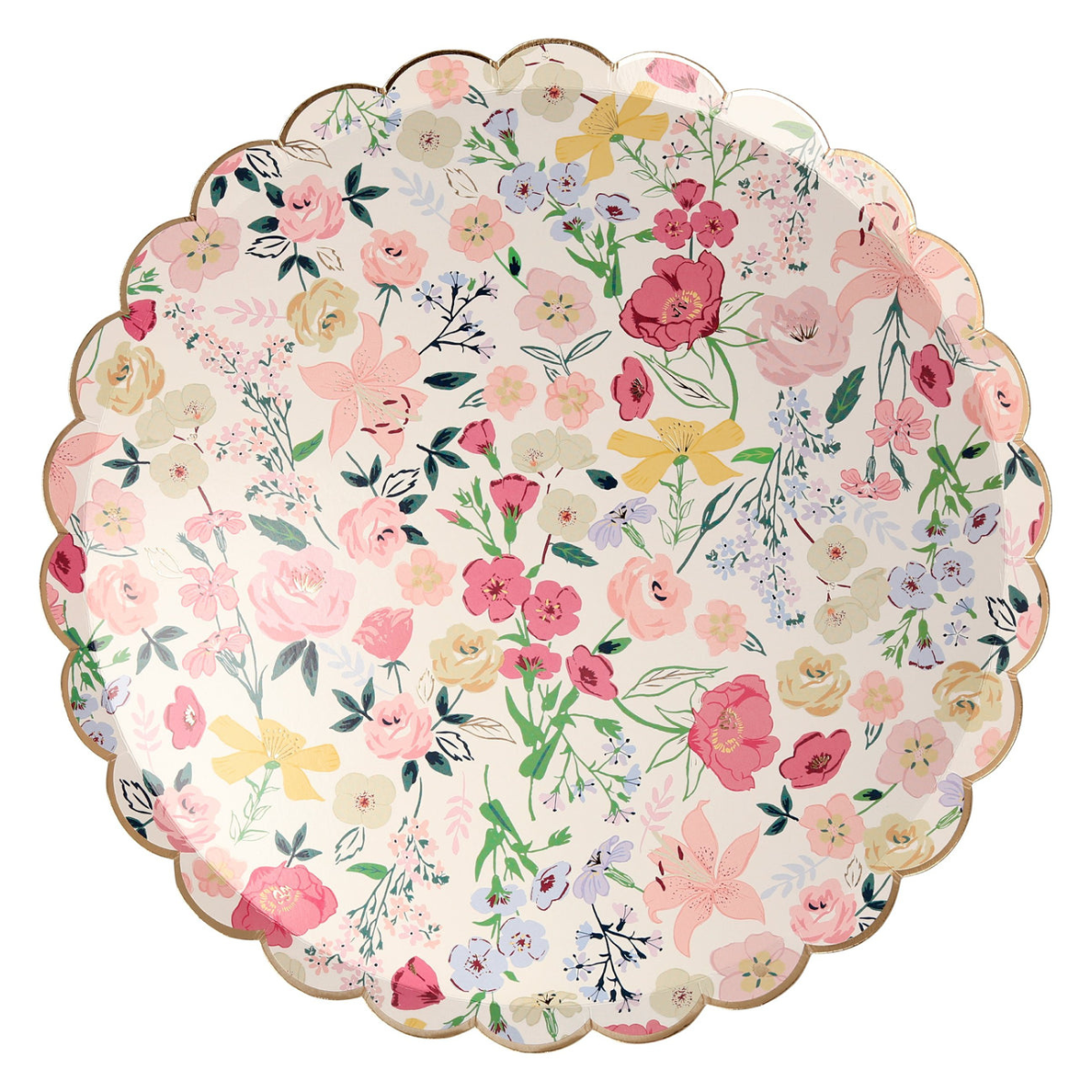 Grandes Assiettes Jardin Anglais (x 8)