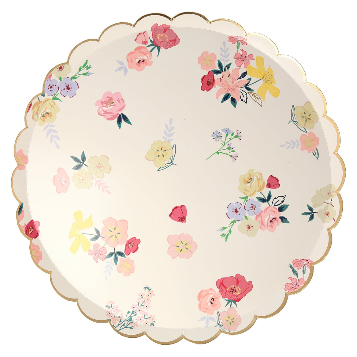 Grandes Assiettes Jardin Anglais (x 8)