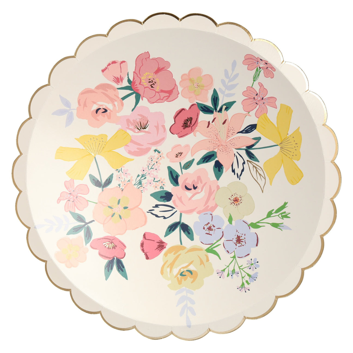 Grandes Assiettes Jardin Anglais (x 8)