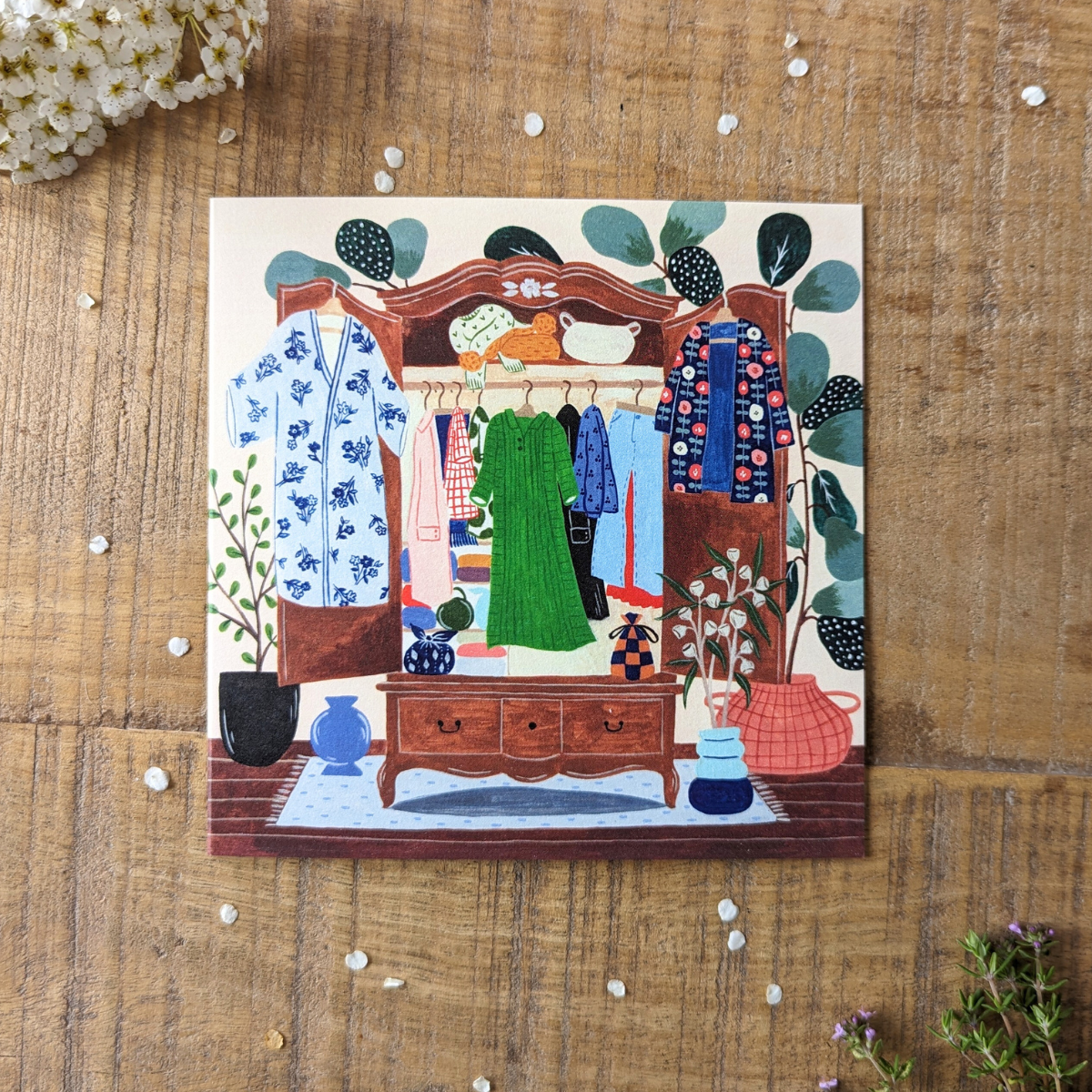 Carte Garde Robe Flora Waycott