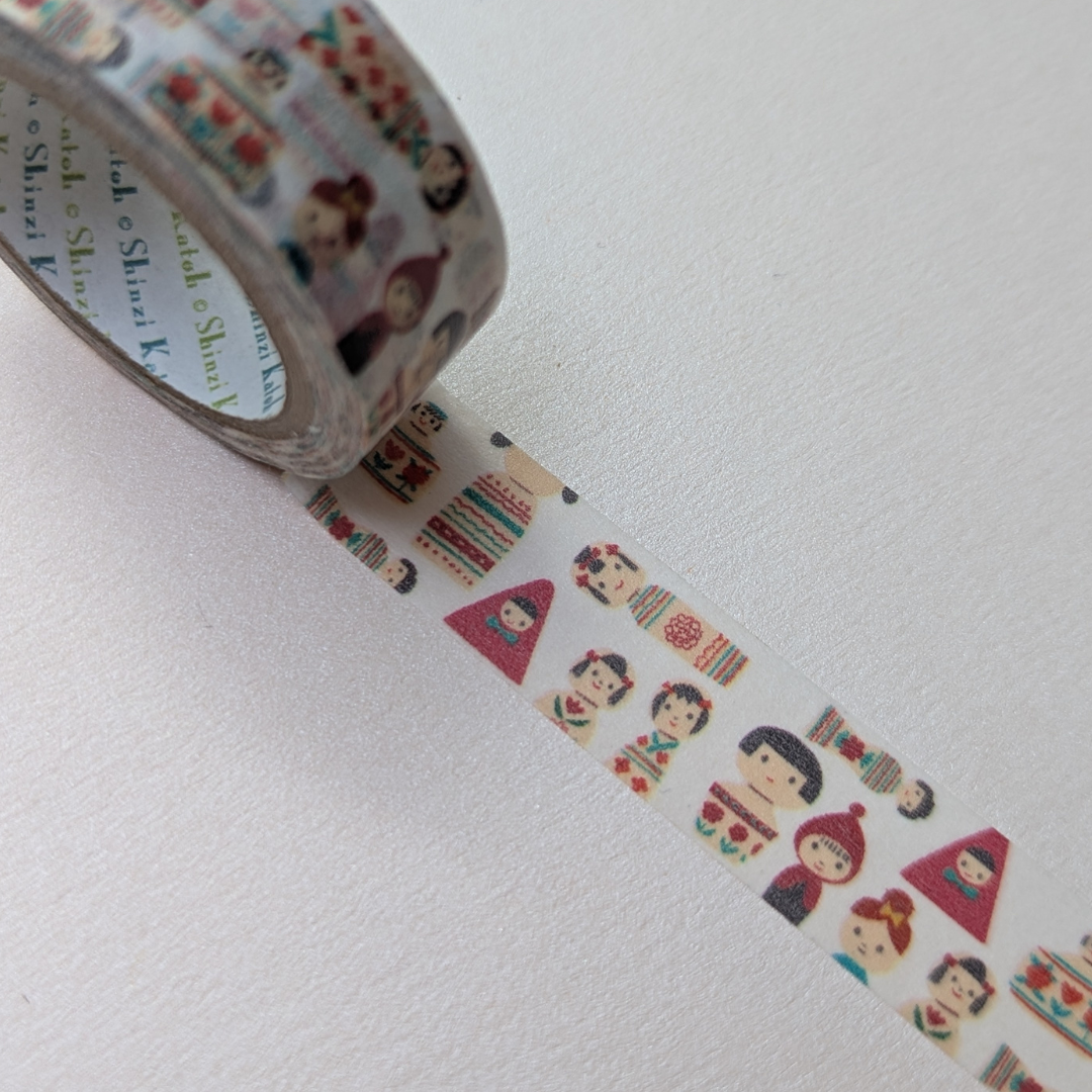 Masking Tape Shinzi Katoh Kokeshi