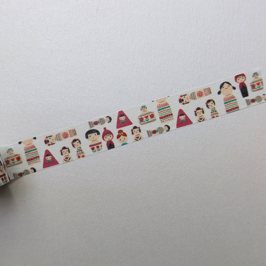 Masking Tape Shinzi Katoh Kokeshi