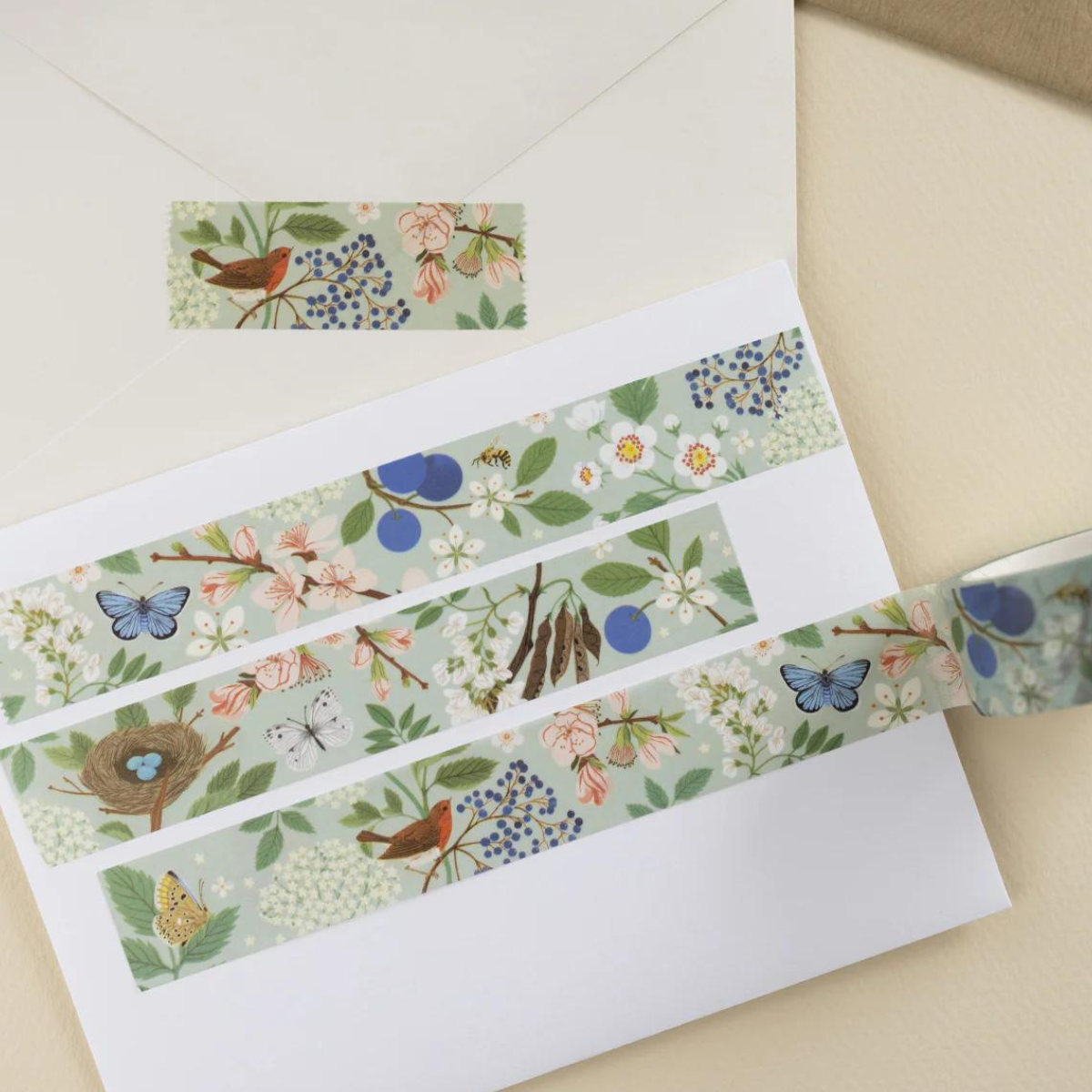 Masking Tape Botanica Paper Arbres En Fleurs