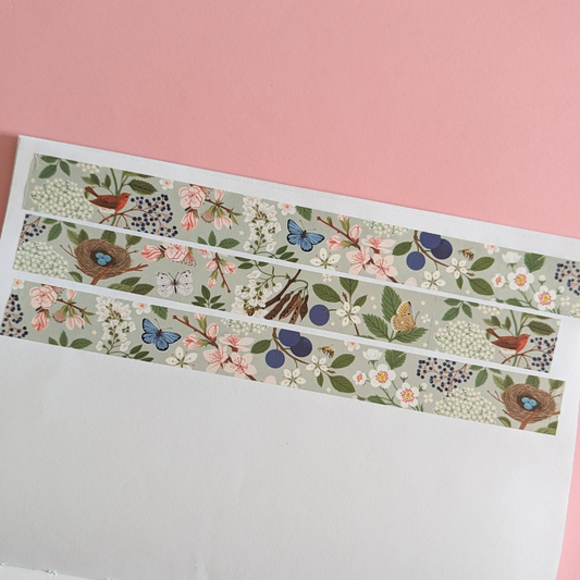 Masking Tape Botanica Paper Arbres En Fleurs