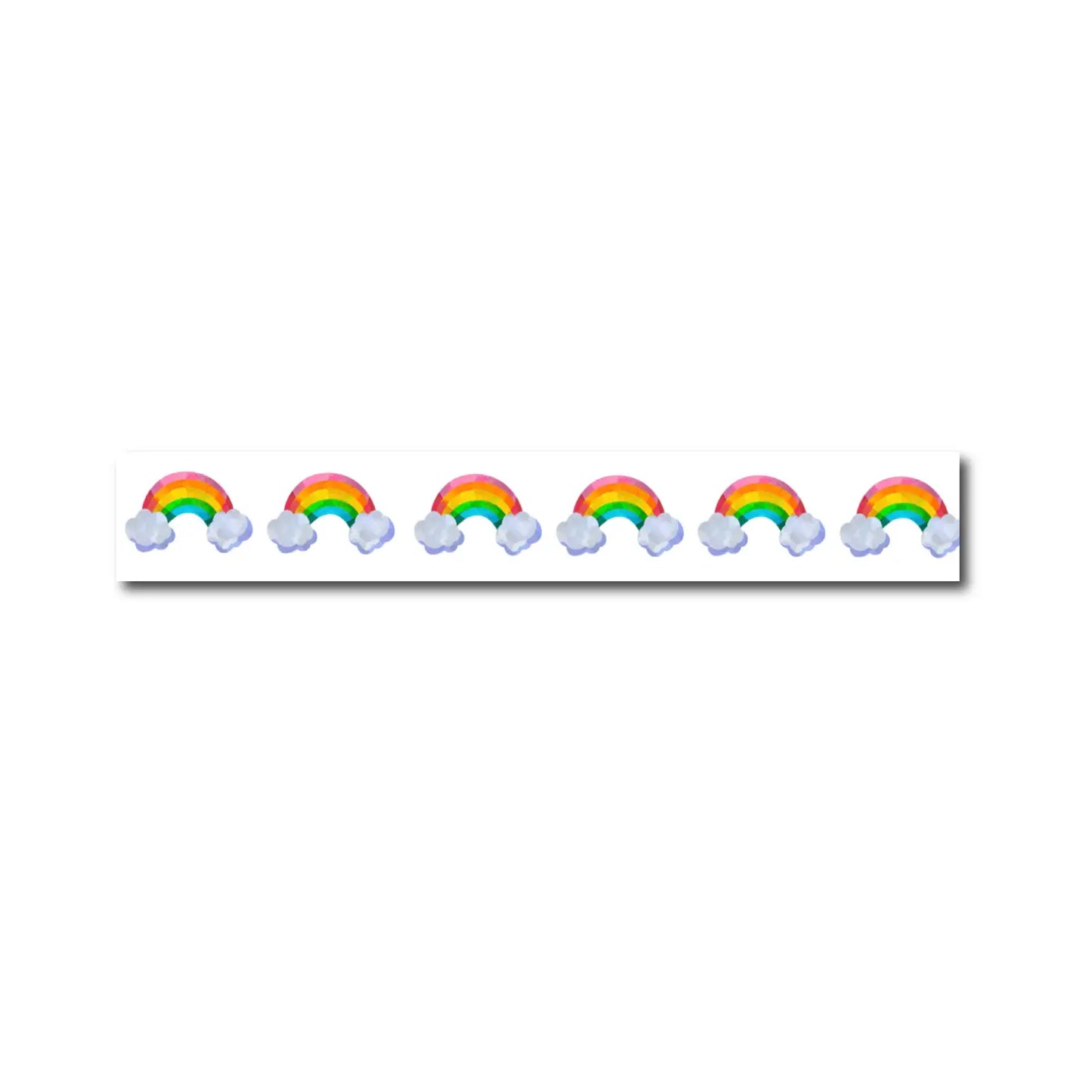 Les arcs-en-ciel sont souvent associés à la magie, à l'émerveillement et à la promesse de jours meilleurs. En utilisant ce masking tape arc-en-ciel vous invitez cette atmosphère enchantée dans vos réalisations, créant ainsi un sentiment d'évasion et d’optimisme.