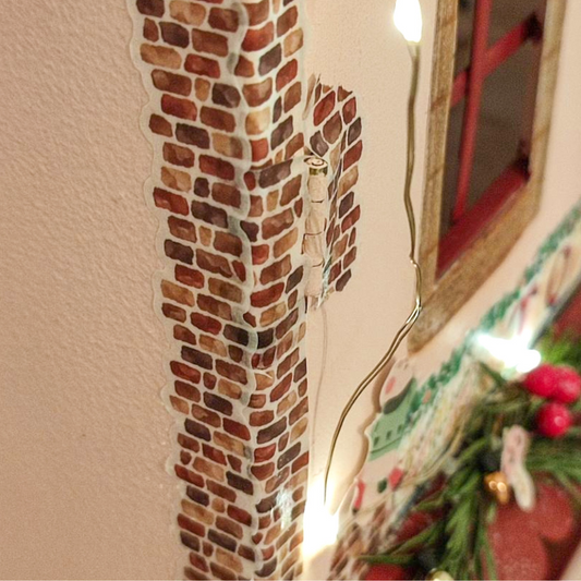 Masking Tape Mind Wave Mur de Brique