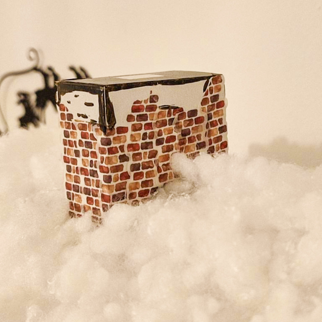 Masking Tape Mind Wave Mur de Brique