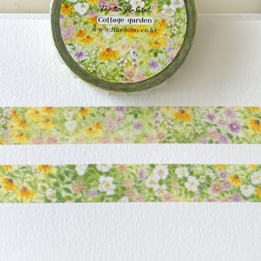 Masking Tape Cottage Garden Vintage Girl