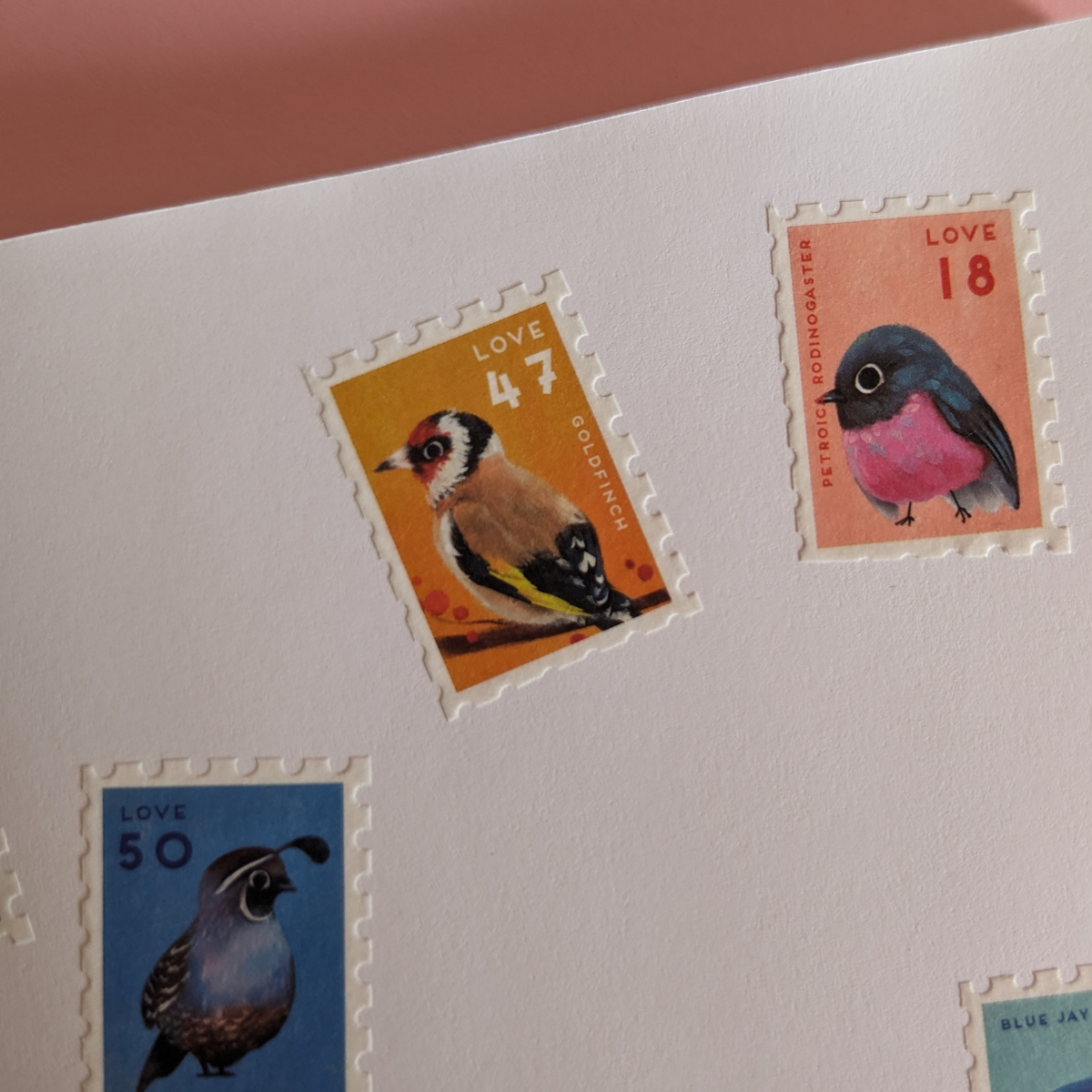 Quoi de plus mignon que ce ruban de timbres orné d’oiseaux aussi beaux les uns que les autres ? Que ce soit un rouge-gorge, un colibri, un moineau ou un geai, chaque oiseau apporte une touche de poésie à vos créations.