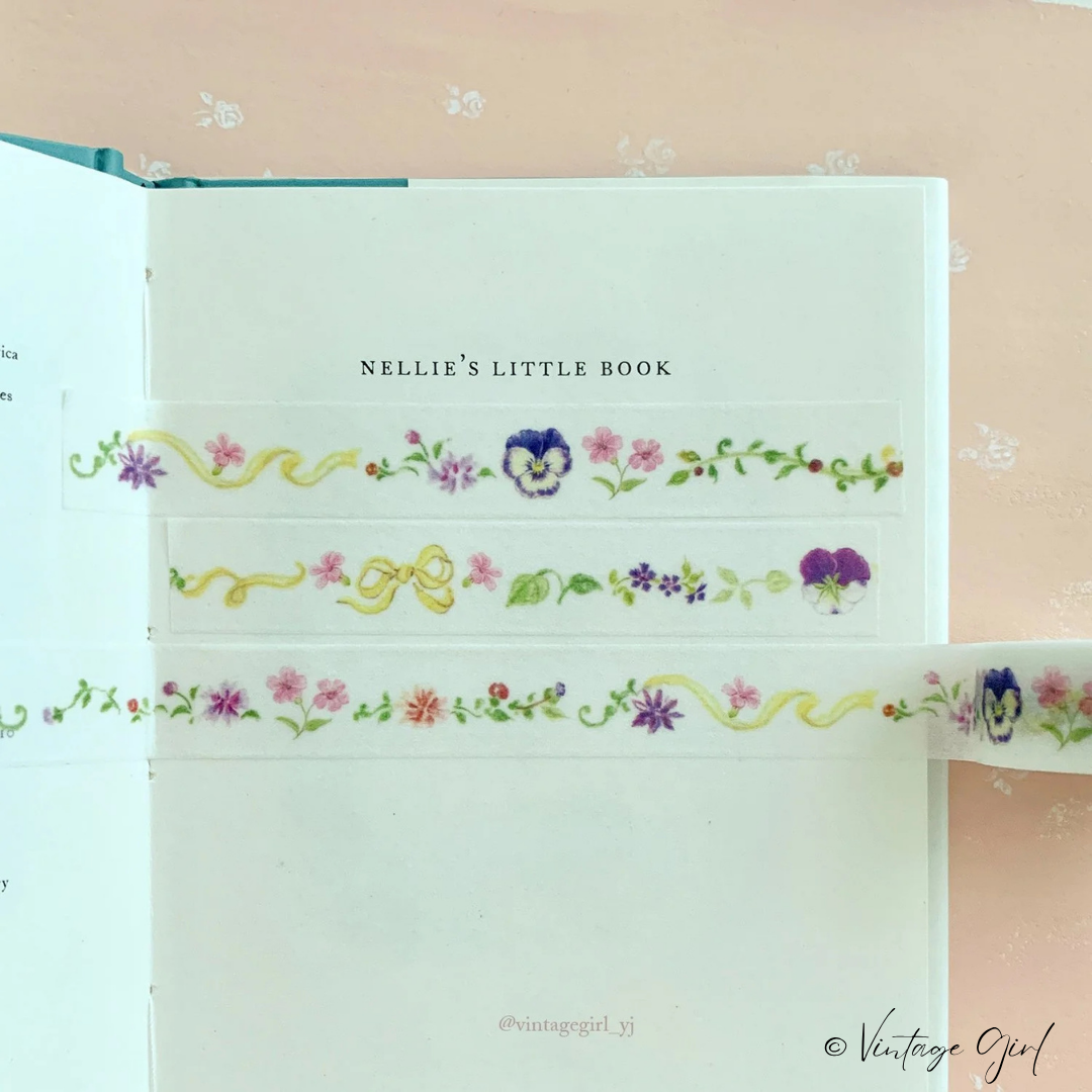 Masking Tape Violet Garden Vintage Girl