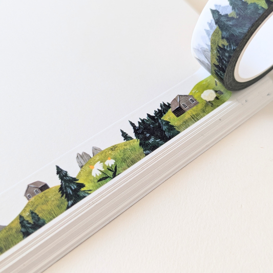 Masking Tape Montagnes Wild Pencil