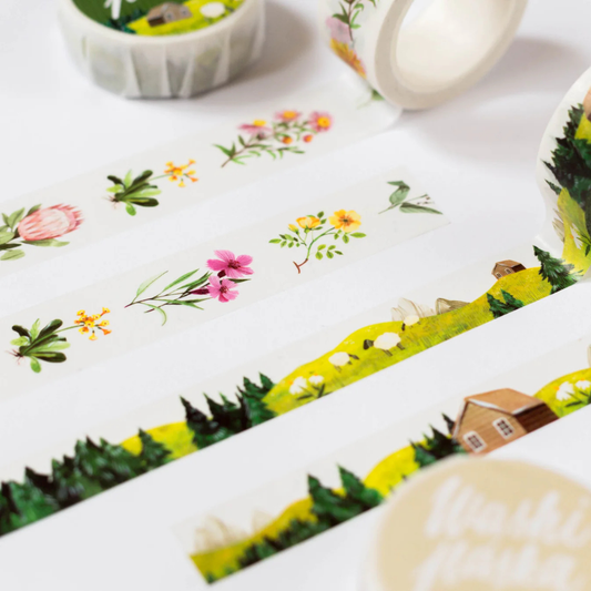 Masking Tape Fleurs Wild Pencil