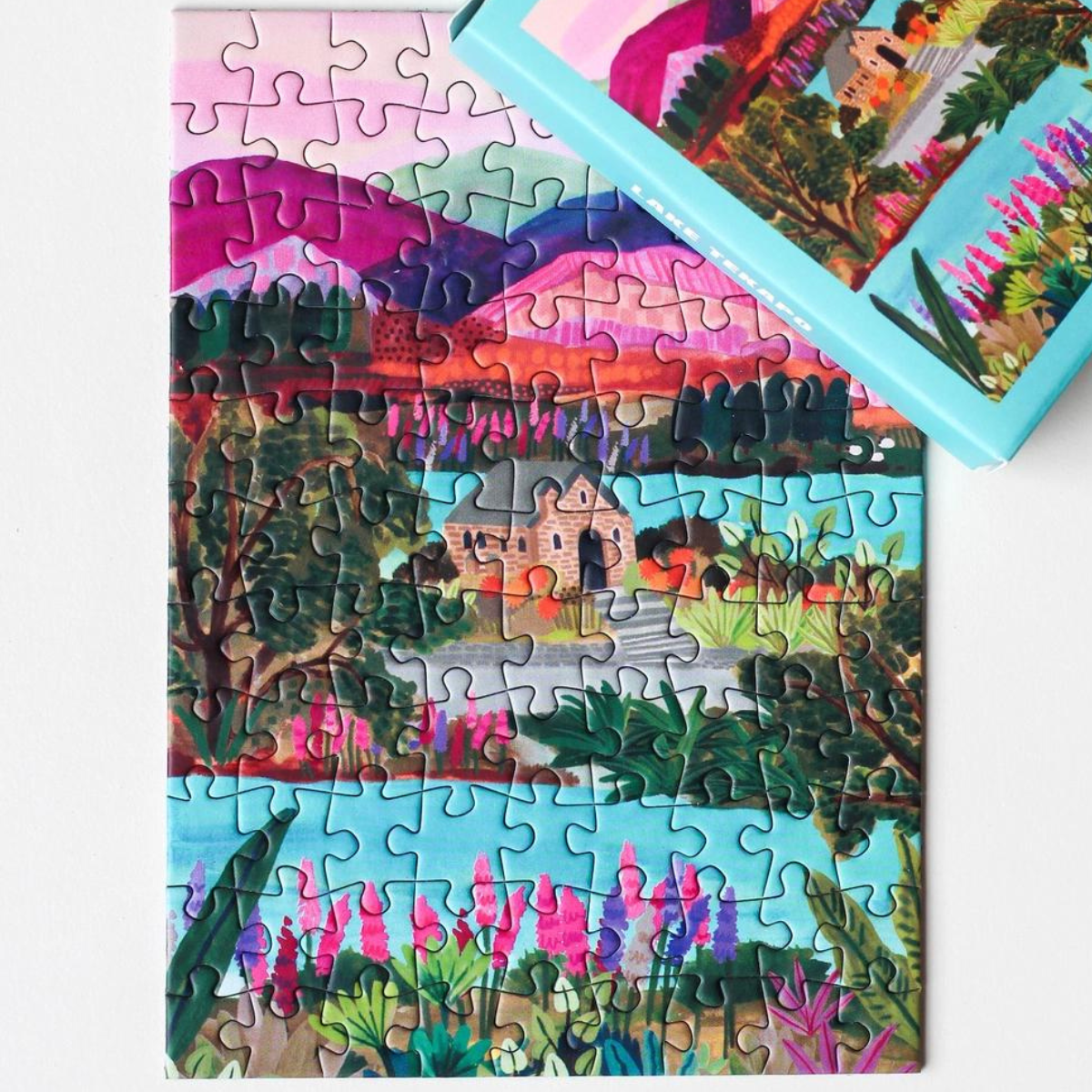 Mini Puzzle Lac Tekapo 99 pièces