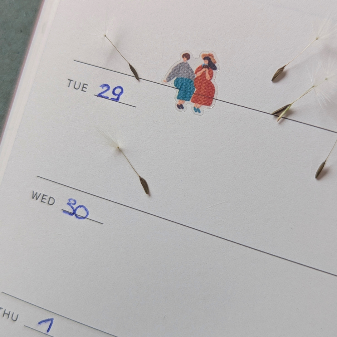 Mini stickers Mind Wave – Jardin fleuri et personnages miniatures