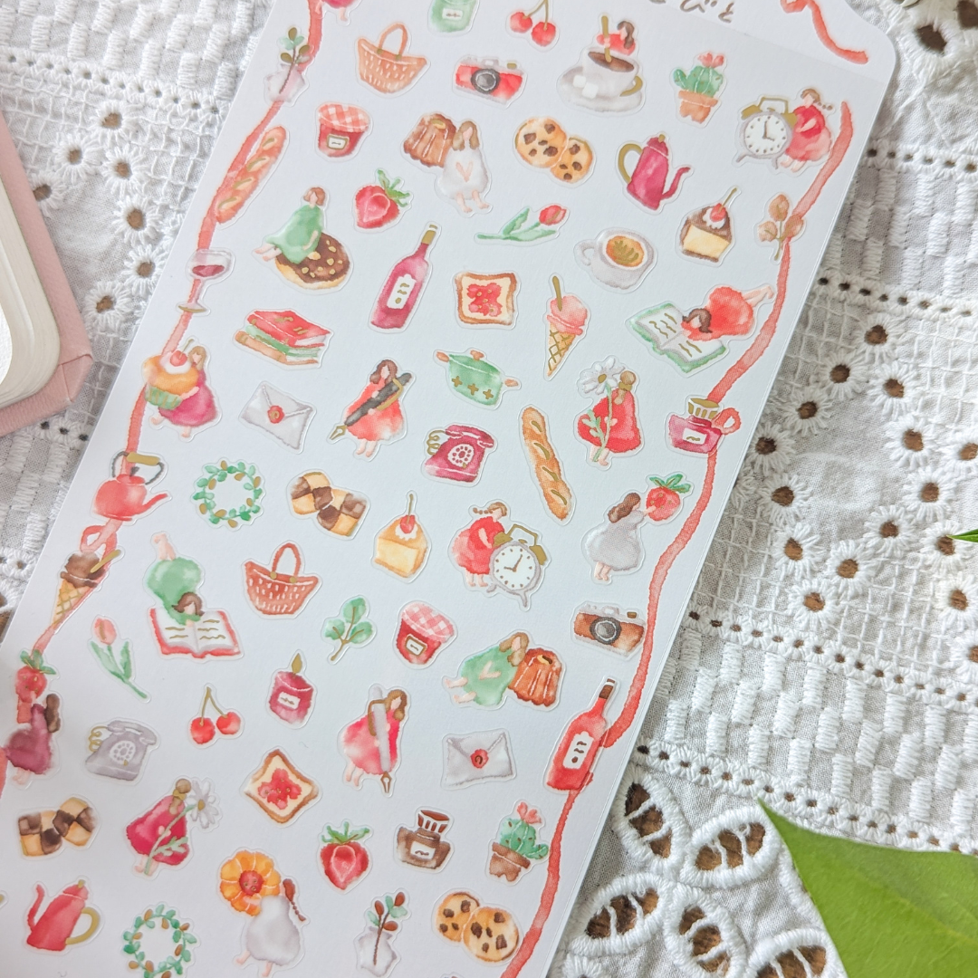 Mini stickers Pique-nique et goûter champêtre – Mind Wave