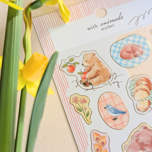 Stickers Ours Gourmands Mind Wave