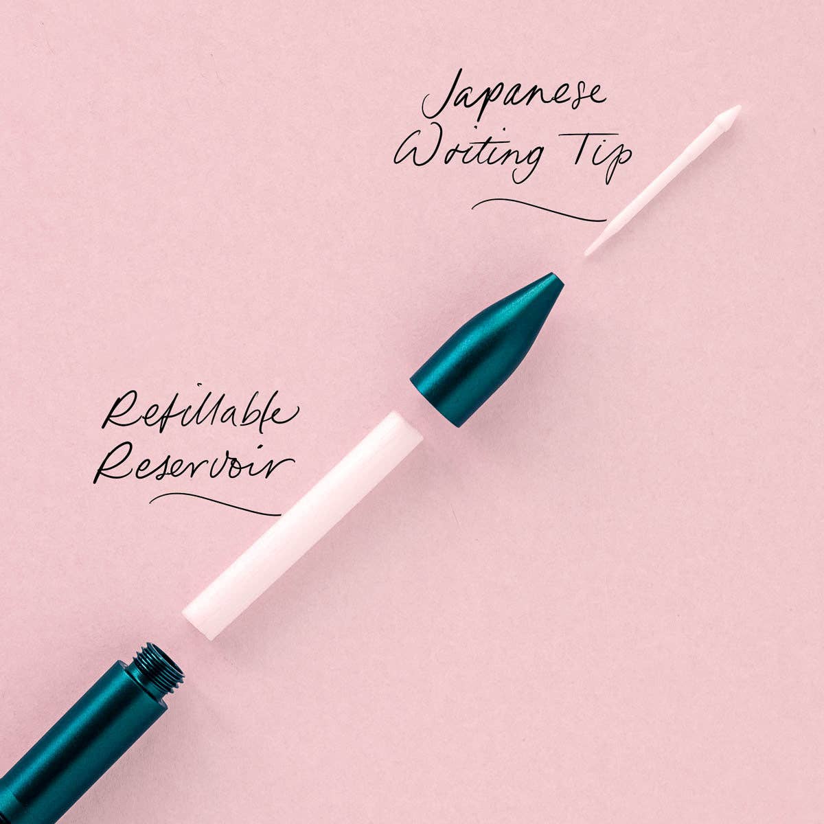 Lot de 3 pointes d'écriture rechargeables fabriquées au Japon pour un stylo Wren.
