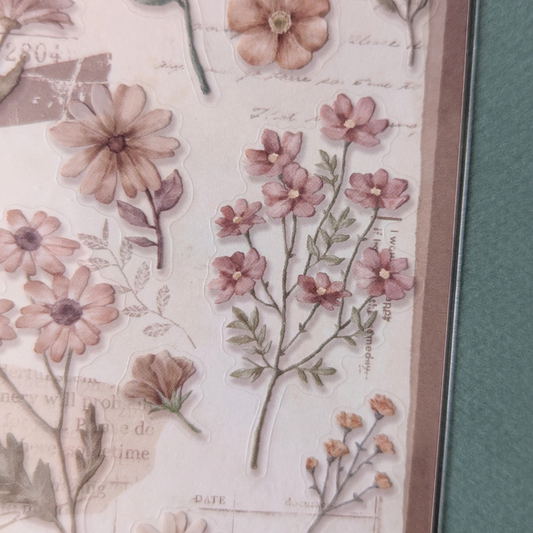 Planche de Stickers Fleurs