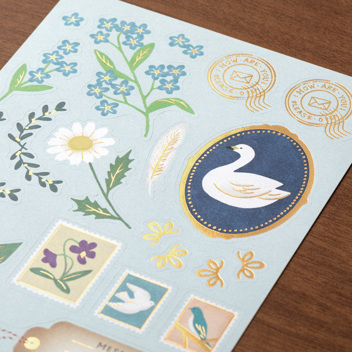 Papier à Lettres Bleu Myosotis - Midori