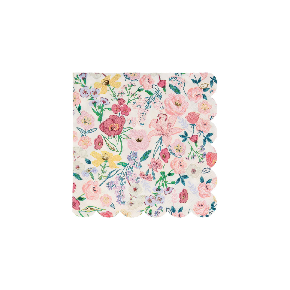 Petites Serviettes en Papier Jardin Anglais (x 16)