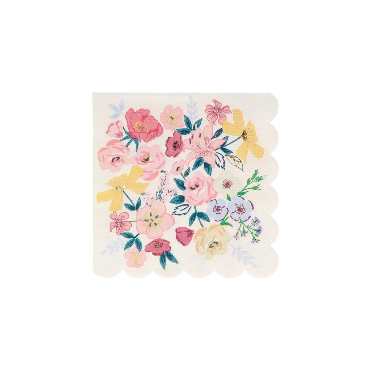 Petites Serviettes en Papier Jardin Anglais (x 16)