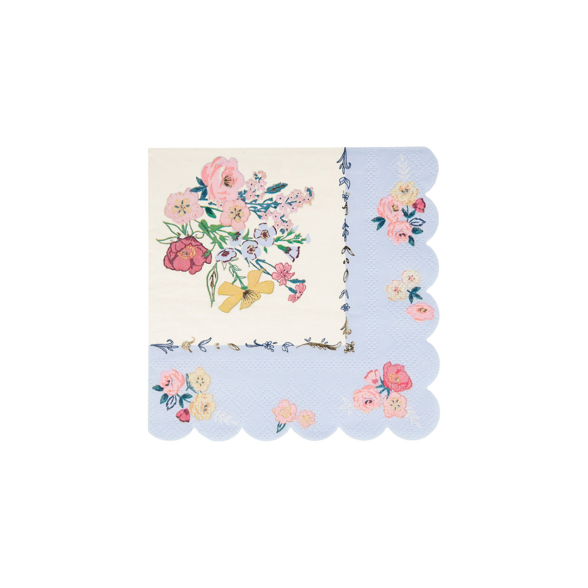 Petites Serviettes en Papier Jardin Anglais (x 16)