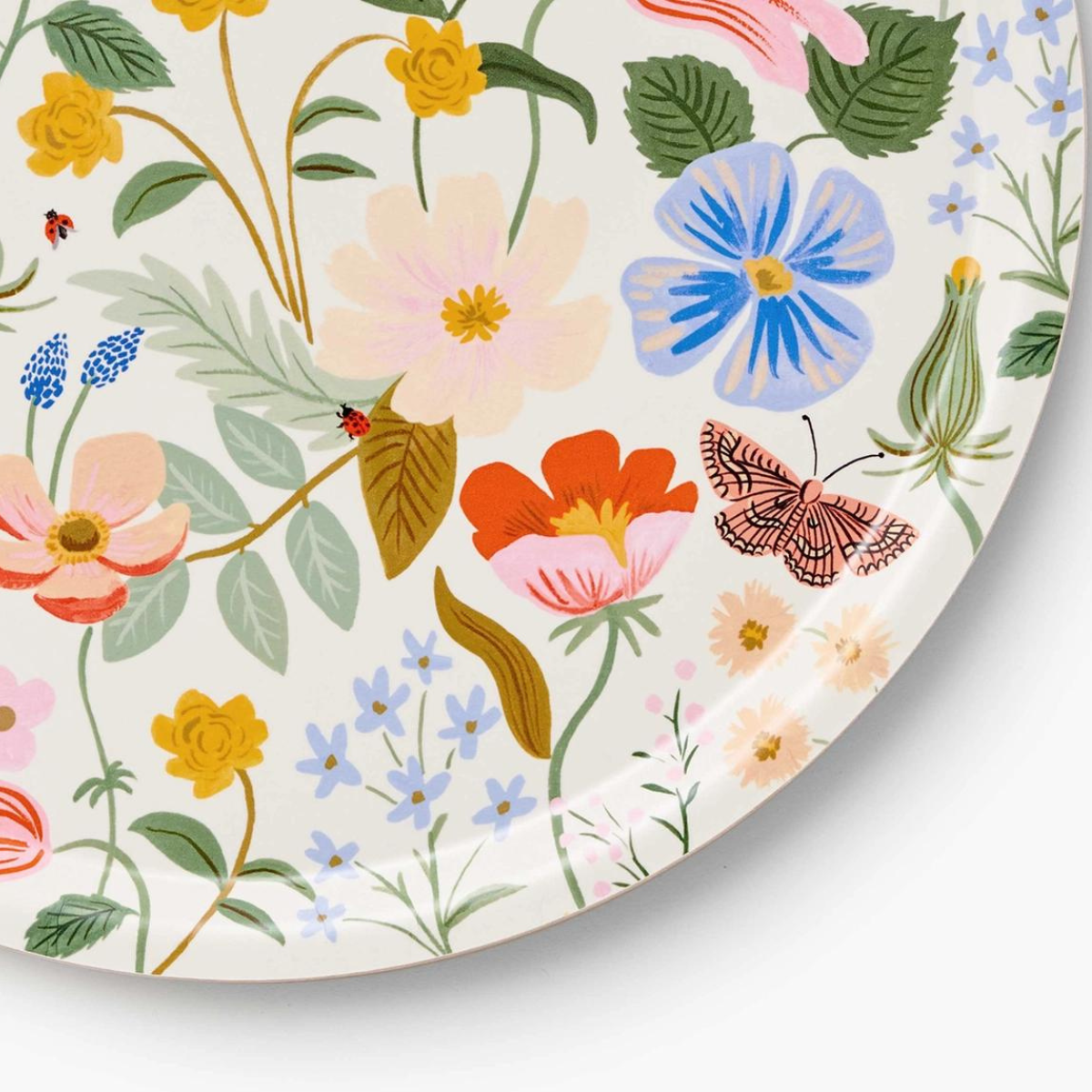 Plateau Rond Rifle Paper Strawberry Fields