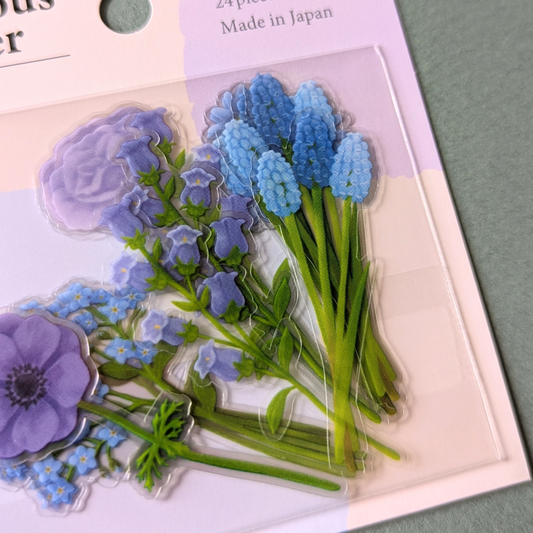 Pochette de Stickers Fleurs Précieuses